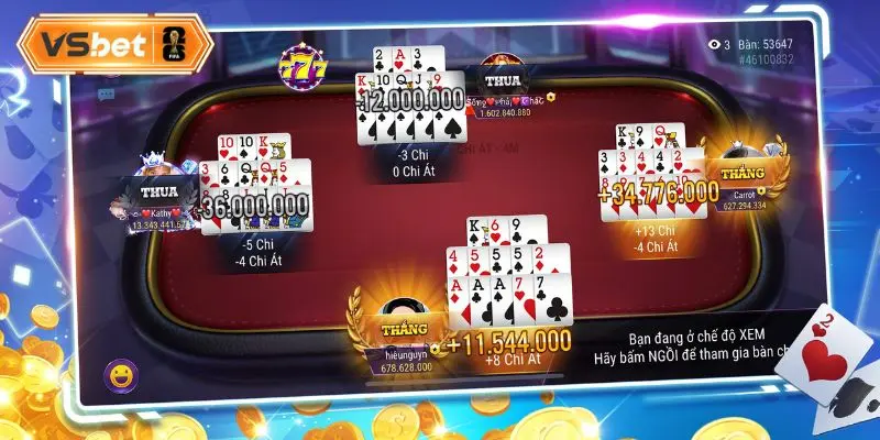 Trải nghiệm đa dạng tựa game bài đối kháng